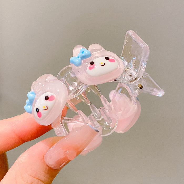 Wholesale hair clips acrylic children's ponytail hair clip MOQ≥2 JDC-HC-MingGe001