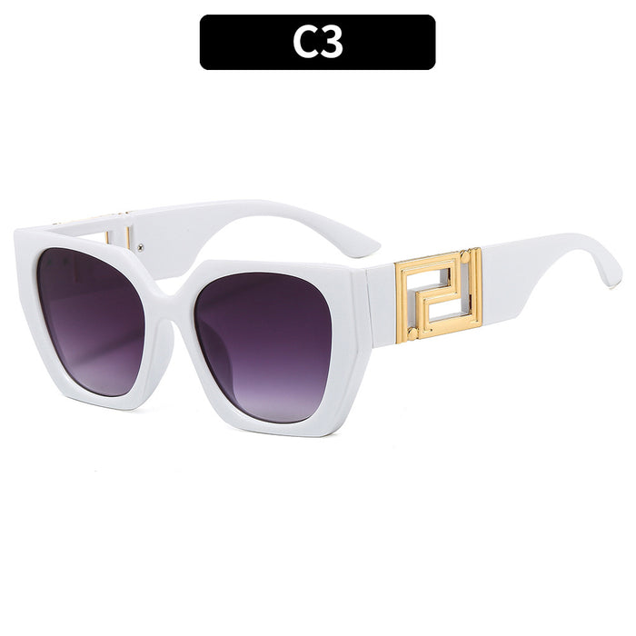 Wholesale Square Big Frame Sunglasses with Color and UV Protection JDC-SG-XIa027