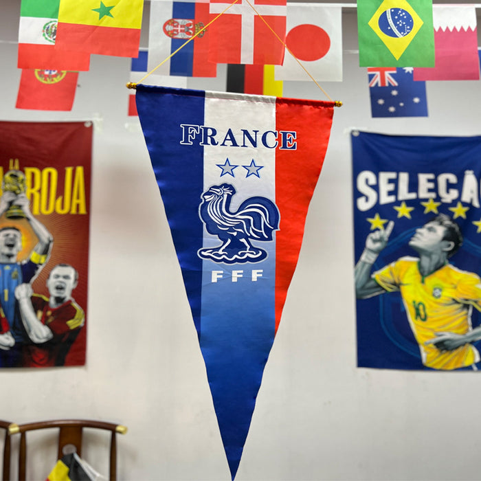 Wholesale Decorative World Cup Theme Pennant Hanging Flag MOQ≥2 JDC-DCN-JiuX003