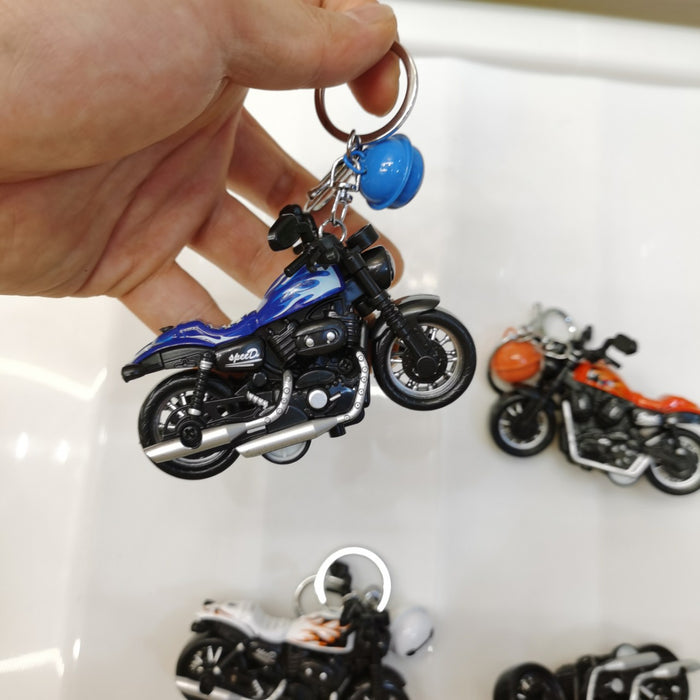 Wholesale Keychains Plastic Alloy Hart Motorcycle MOQ≥2 JDC-KC-LYD002