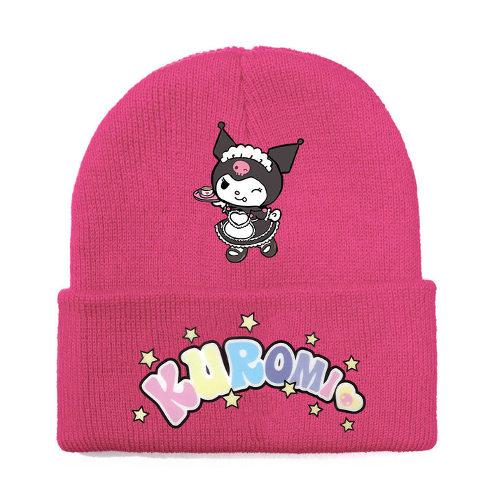 Wholesale Hat Acrylic Fiber Warm Cute Cartoon Color Knitted Hat (S) JDC-FH-WDM006