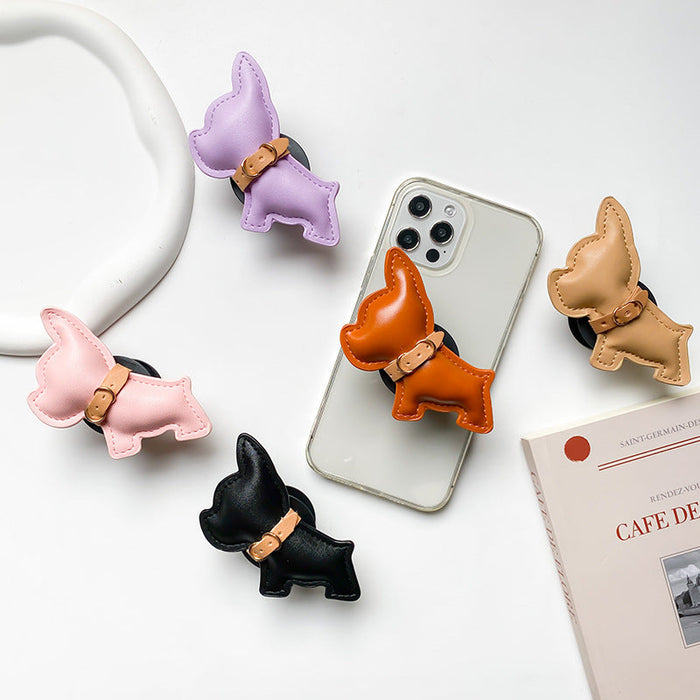 Wholesale 3D Collar Dog Solid Color Back Sticker Cell Phone Airbag Holder JDC-PS-Xinx030