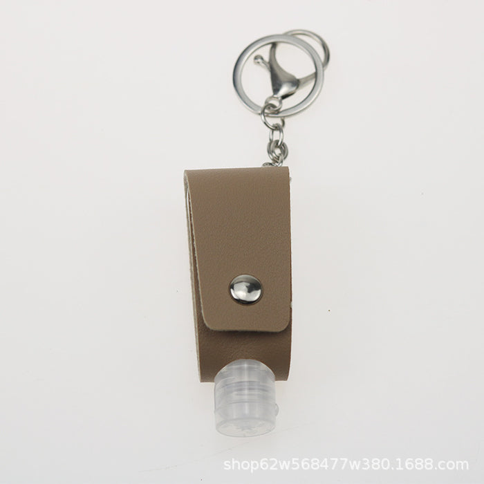 Wholesale Keychains Leather Hand Sanitizer Travel Size 30ml MOQ≥2 JDC-KC-ChaoH062
