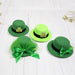 Jewelry WholesaleWholesale PET Pulp Shamrock Green Hat Topper JDC-FH-Mais001 Fashionhat 麦穗 %variant_option1% %variant_option2% %variant_option3%  Factory Price JoyasDeChina Joyas De China