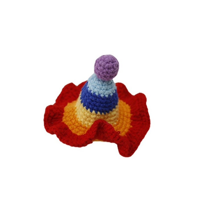 Clips de cabello al por mayor de lana Crochet Top Top Princess Sweet Sweet tejido MOQ≥3 JDC-HC-BDXY001