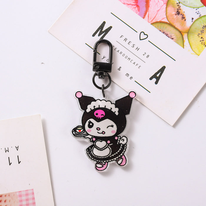 Wholesale Cute Acrylic Keychain Cartoon Pendant Bag Jewelry MOQ≥2 (M) JDC-KC-GHui012