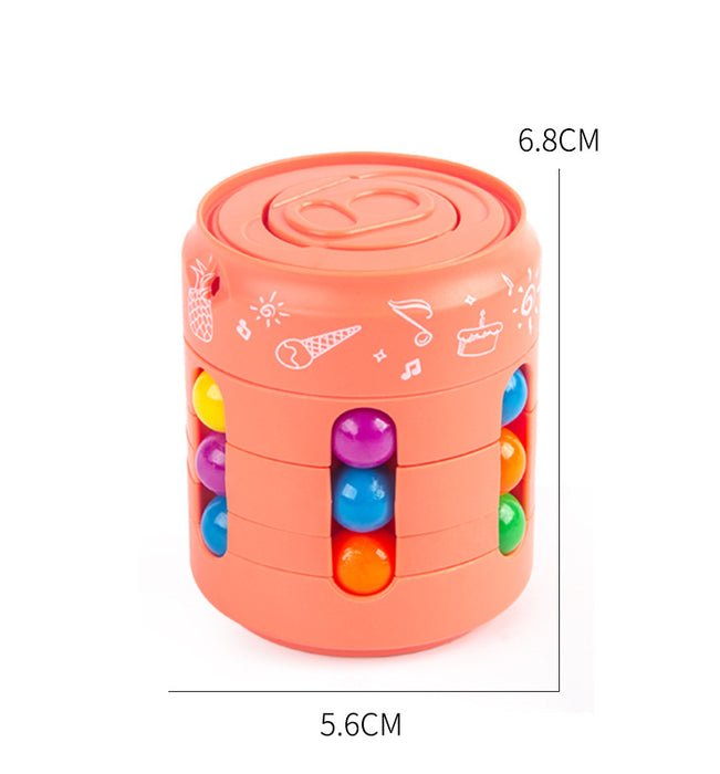 Wholesale Toys Rotating Plastic Magic Beans and Rubik's Cube Decompression Balls JDC-FT-JINyu003