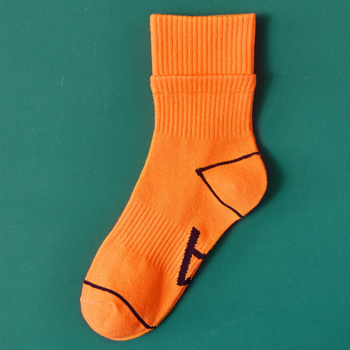 Calcetines al por mayor calcetines de tubo masculino calcetines de baloncesto deportivo doble jdc-sk-cyu007