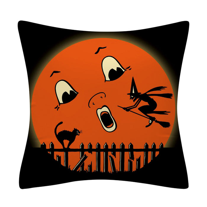 Casa de almohada al por mayor Halloween Polyester Pillowcase JDC-PW-Mengde005