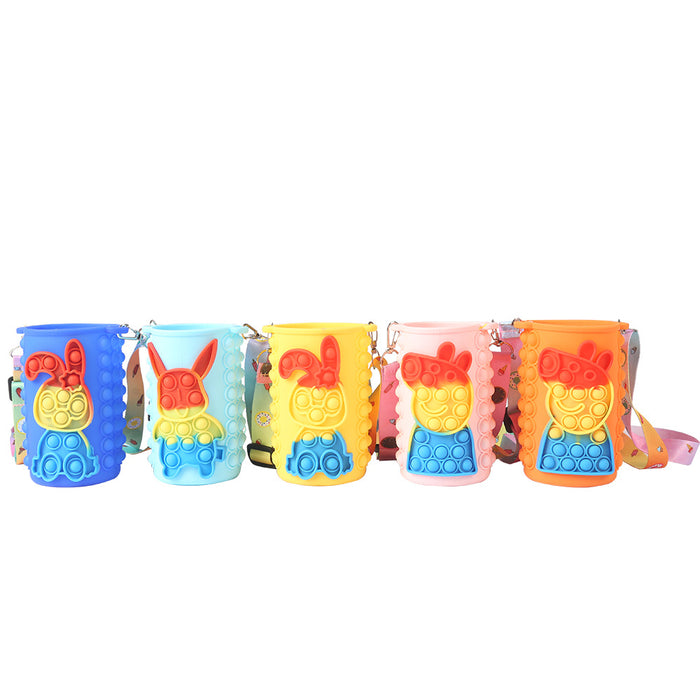 Wholesale Cup Cover Silicone Children's Puzzle Decompression JDC-FT-Yangy002