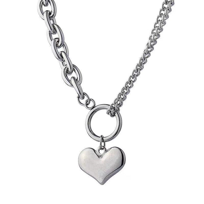 Wholesale Necklace Heart Sweater Chain Chain JDC-NE-LP005