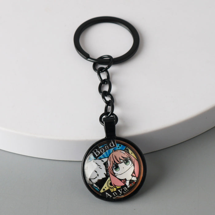 Wholesale Keychain Alloy Cute Anime Time Jewel Pendant (M) JDC-KC-AWen023