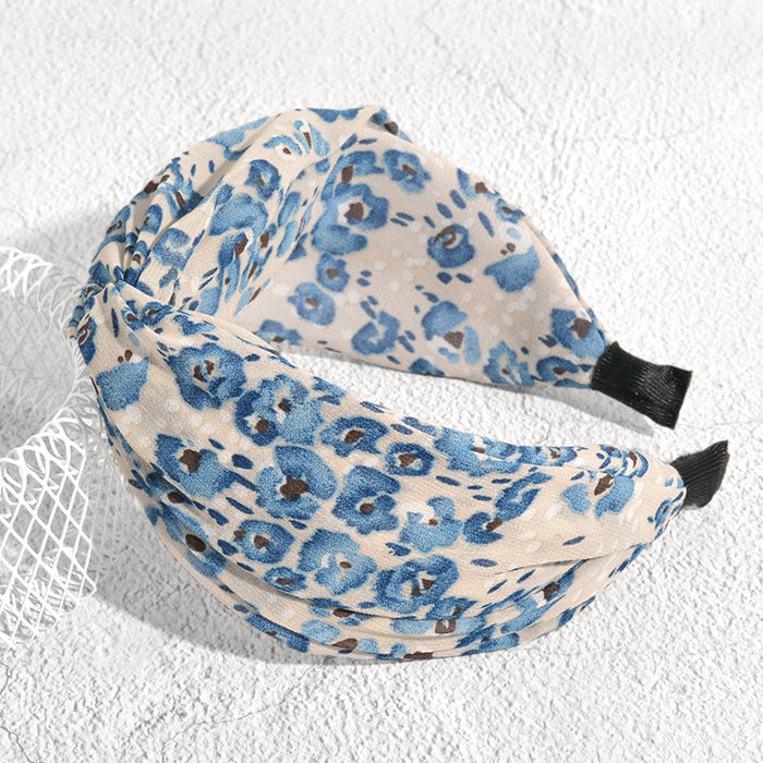Wholesale fabric knotted headband boho MOQ≥2 JDC-HD-PuZuan005
