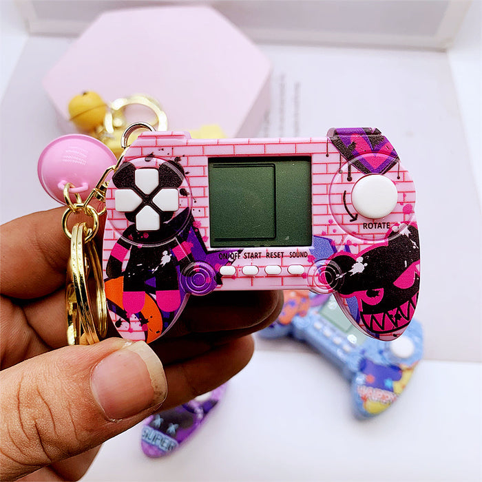 Wholesale Keychains  Acrylic Handheld Mini Game Console Toy MOQ≥2 JDC-KC-DMF016