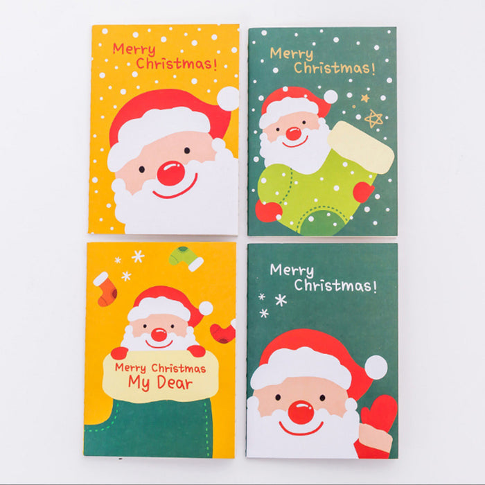 Wholesale Notebook Paper Cartoon Christmas Small Book Portable JDC-NK-KuY006