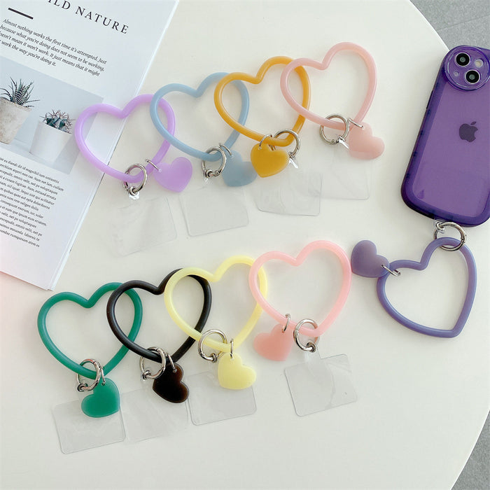 Wholesale Phone Case Bracelet Heart Shape Silicone MOQ≥2 JDC-PC-SJL001