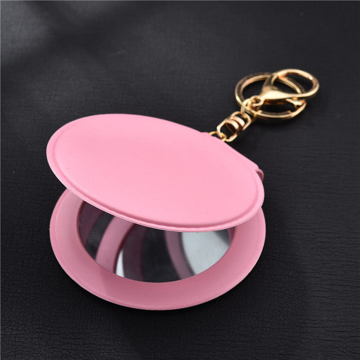 Wholesale Keychain Metal Mini Makeup Small Mirror MOQ≥2 JDC-KC-RYuan006
