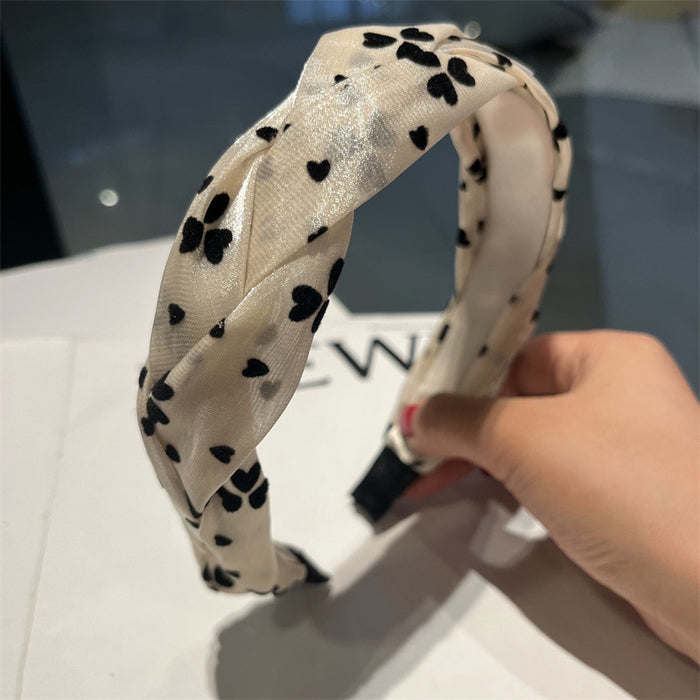 Wholesale cloth polka dot headband MOQ≥2 JDC-HD-RuiChong001