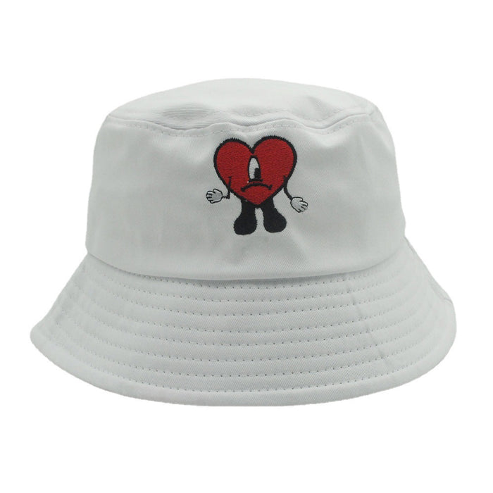 Sombrero de moda al por mayor algodón poliéster bordado sombrero de cubo de sombra JDC-FH-PNI001