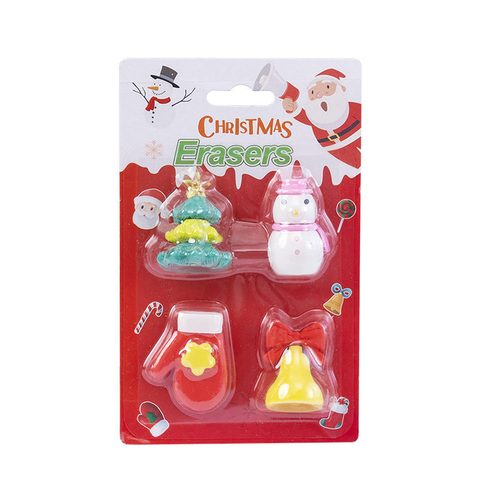 Wholesale Eraser Christmas Gift Cute Cartoon Ball Packaging JDC-ERA-BXue003