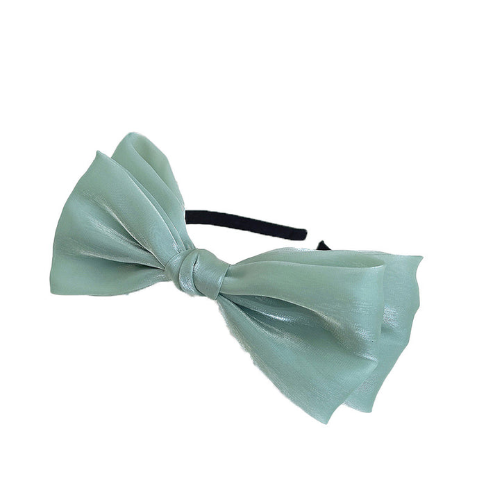 Wholesale Bow Headband Solid Color Hair Accessories Red Hair Clip MOQ≥2 JDC-HD-YYang020