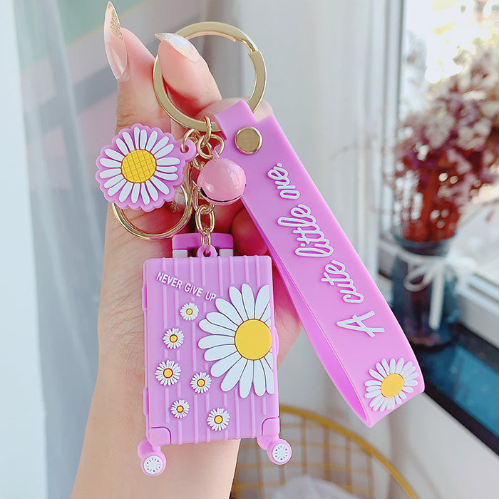 Wholesale Keychains Silicon Daisy Trunk JDC-KC-SCheng042