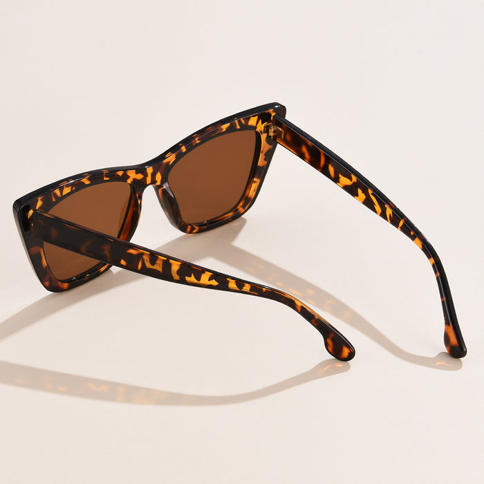 Jewelry WholesaleWholesale large frame leopard print cat's eye sunglasses JDC-SG-BaiL011 Sun Glasses 佰銮 %variant_option1% %variant_option2% %variant_option3%  Factory Price JoyasDeChina Joyas De China