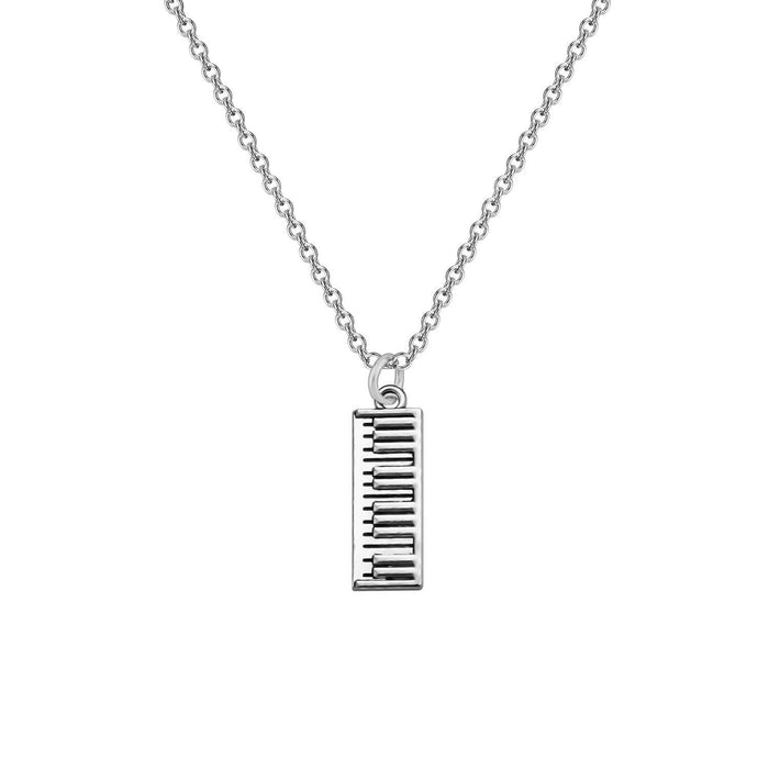 Wholesale Music Electronic Keyboard Alloy Necklace Earrings MOQ≥2 JDC-ES-Caitao007