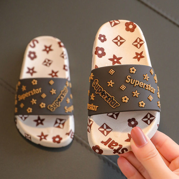 Wholesale children summer boys and girls indoor and outdoor slippers (F) JDC-SP-JiaC001