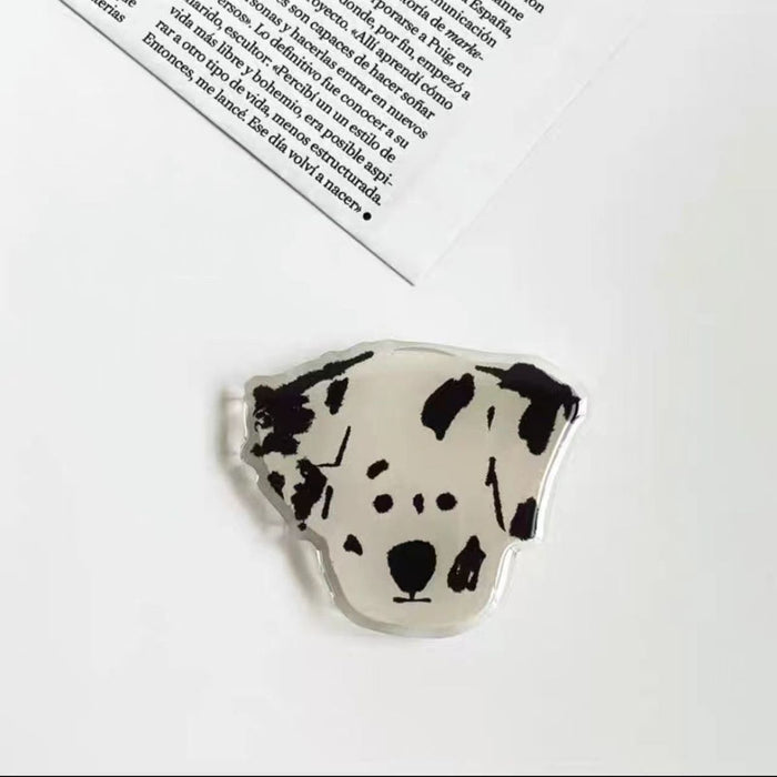 Wholesale Acrylic Epoxy Cartoon Cute Dog Airbag Phone Holder MOQ≥2 JDC-PS-WeiJiu030