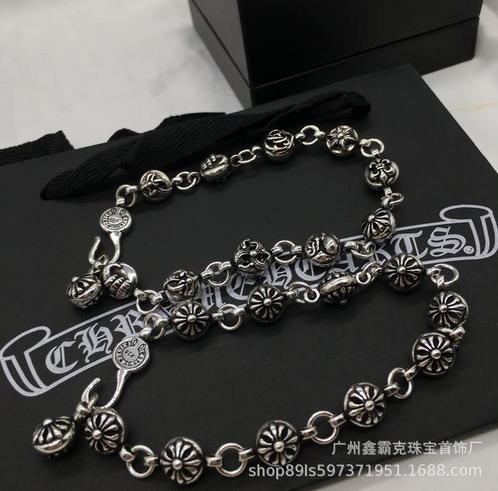 Wholesale Bracelet Copper Punk Personality Cross Chain JDC-BT-XBK004