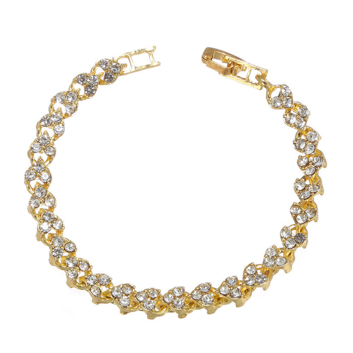 Wholesale Vintage Roman Crystal Bracelet Women Color Drop Glaze JDC-BT-ZhuJ014