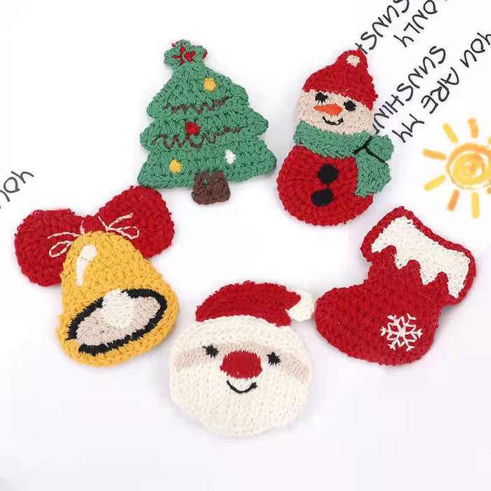 Wholesale Hair Clips Knitting Christmas JDC-HC-QIANS001