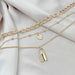 Jewelry WholesaleWholesale alloy key lock double layer necklace JDC-NE-F057 Necklaces 韩之尚 %variant_option1% %variant_option2% %variant_option3%  Factory Price JoyasDeChina Joyas De China