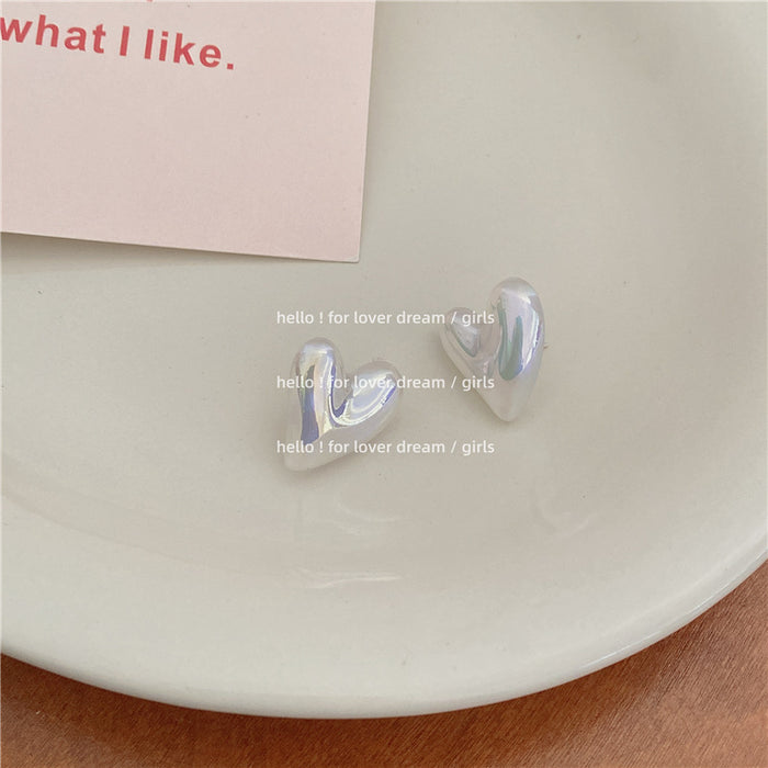 Wholesale Mermaid Ji Huancai Little Bean Love Earrings MOQ≥2 JDC-ES-Lfm007