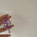 Jewelry WholesaleWholesale 925 Silver Needle Fruit Grape Colored Tassel Earrings JDC-ES-JiaJ008 Earrings 嘉静 %variant_option1% %variant_option2% %variant_option3%  Factory Price JoyasDeChina Joyas De China