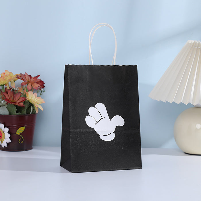 Wholesale Gift Bag Kraft Paper Cute Cartoon Portable Gift Bag (M) MOQ≥12 JDC-GB-Jiuyue004
