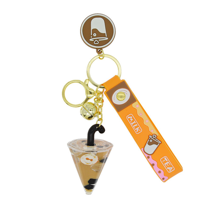Wholesale Keychain Acrylic Quicksand Bottle Keychain JDC-KC-YCYK012