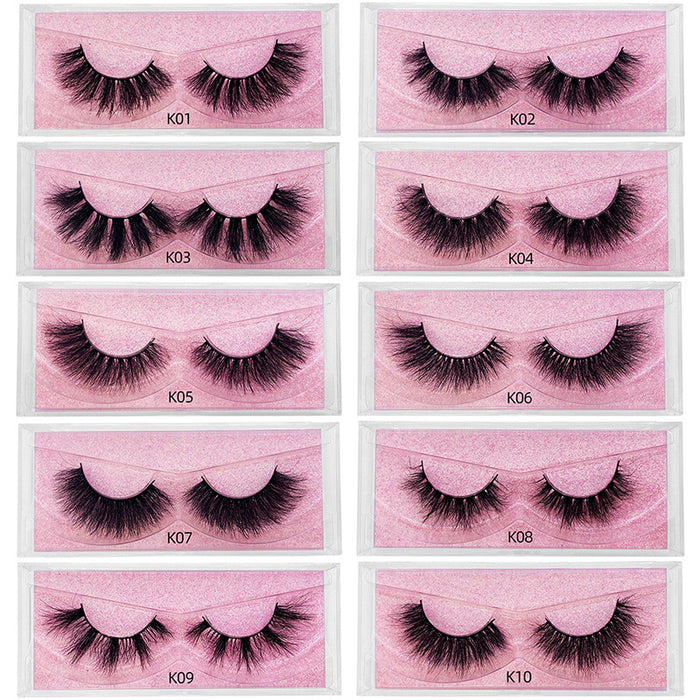 Jewelry WholesaleWholesale 5D mink hair natural thick curling eyelash pulling box JDC-EY-LMB025 eyelashes 利美博 %variant_option1% %variant_option2% %variant_option3%  Factory Price JoyasDeChina Joyas De China