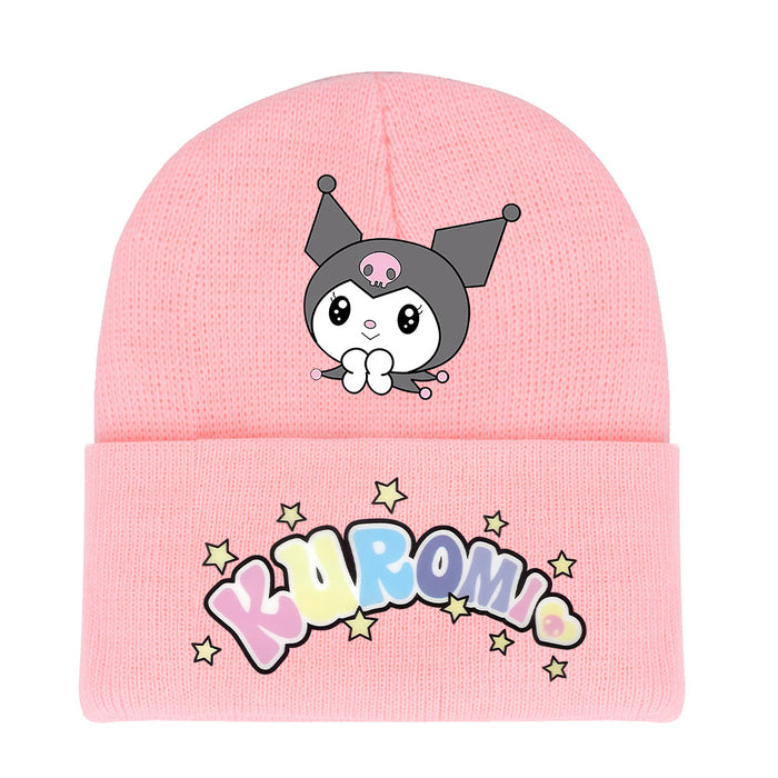 Wholesale Hat Acrylic Fiber Warm Cute Cartoon Color Knitted Hat (S) JDC-FH-WDM006