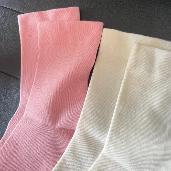 Calcetines al por mayor algodón simple color sólido transpirable jdc-sk-yueyi002