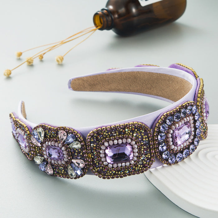 Jewelry WholesaleWholesale Crystal Baroque Headband JDC-HD-Hemin009 Headband 和鸣 %variant_option1% %variant_option2% %variant_option3%  Factory Price JoyasDeChina Joyas De China