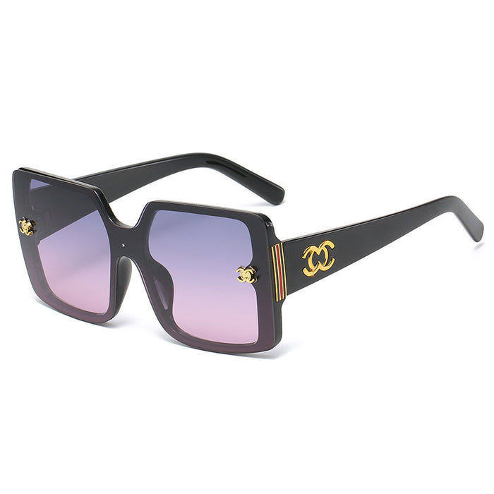 Wholesale Ladies Street Fashion Big Frame Sunglasses （F) JDC-SG-FuL002