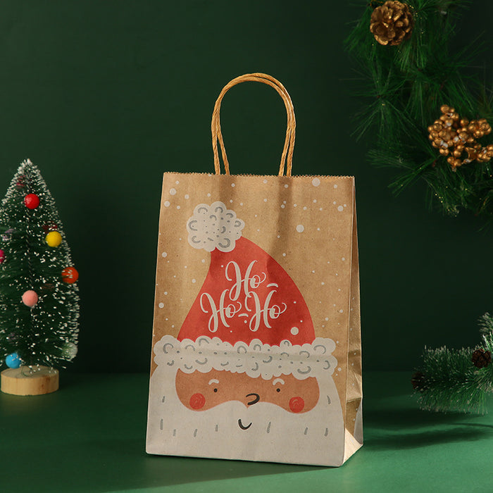 Bolsa de regalo al por mayor Kraft Paper Christmas Regalo Bag Moq≥12 JDC-GB-Ganrui018