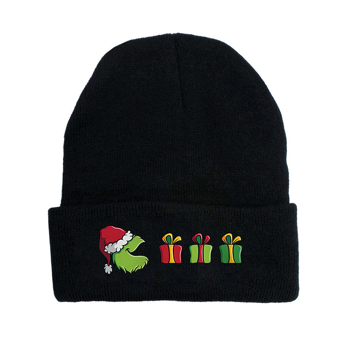 Wholesale Hat Acrylic Fiber Warm Christmas Cartoon Knitted Hat JDC-FH-YCFS001