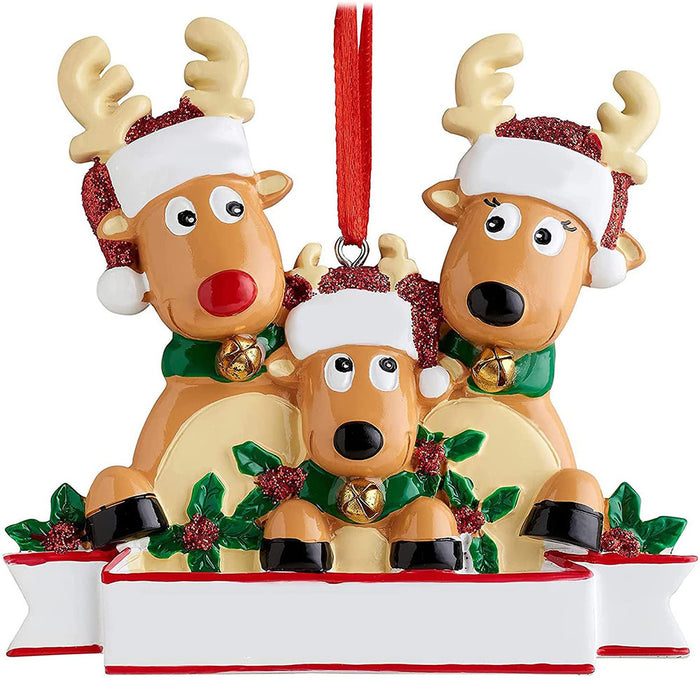 Wholesale Reindeer Family Christmas Tree Decoration MOQ≥2 JDC-DCN-MingZ002