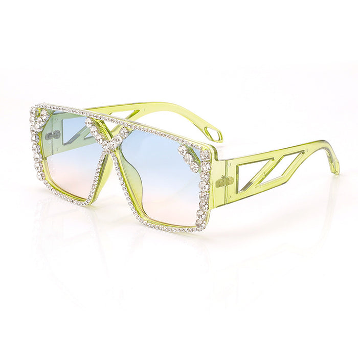 Wholesale trend glasses fashion men and women large frame sunglasses JDC-SG-BaoL007