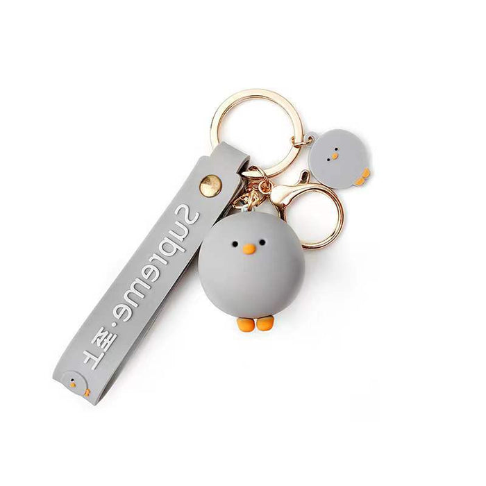 Wholesale Keychains PVC Hardware Cute Chicken (M)  MOQ≥2 JDC-KC-KLan001
