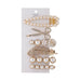 Jewelry WholesaleWholesale feather hairpin 6-Piece set of scissors pearl alloy Hair Clip JDC-HC-YiL001 Hair Clips 艺麟 %variant_option1% %variant_option2% %variant_option3%  Factory Price JoyasDeChina Joyas De China