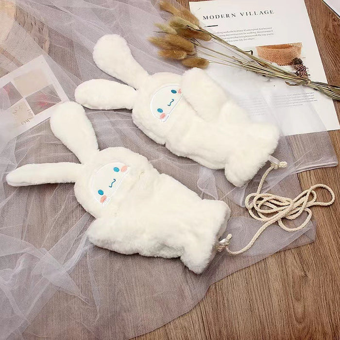Wholesale Gloves Snow Fleece Cute Rabbit Flip Cover Plus Velvet Keep Warm MOQ≥2 (S) JDC-GS-BoY007